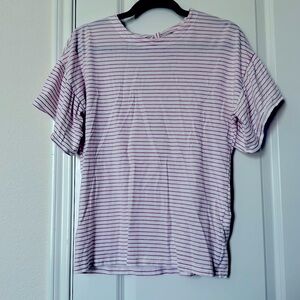 Millennial Bell Sleeved Striped Tee